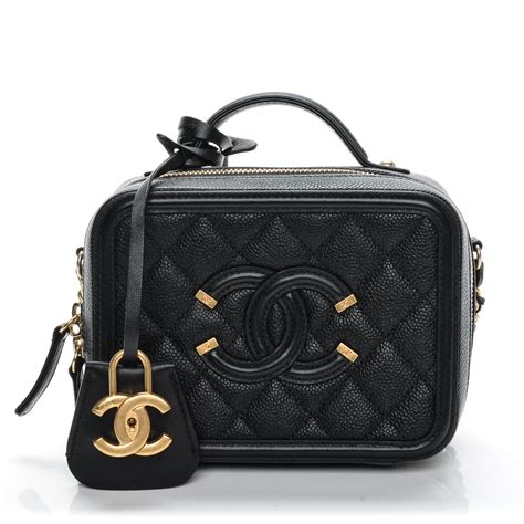 chanel classic vanity case|Chanel vanity case bag small.